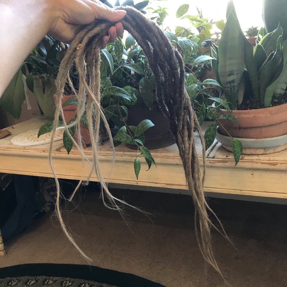 10 UNWORN (DE) ombré dreads dreadlocks